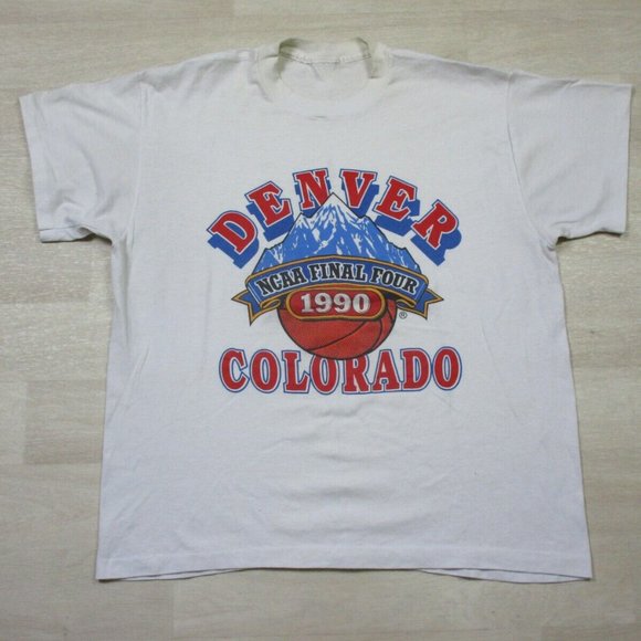 1990 Basketball Final Four Denver Colorado T Duke Unlv1 shirt unisex tee - Picture 1 of 2